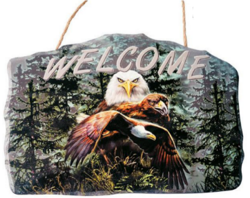 Eagle Welcome Sign DC 12144B
