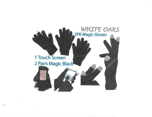 Winter touch screen gloves - White Oaks brand