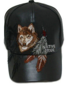 Like Leather Native Pride Caps Sold in lots of 6