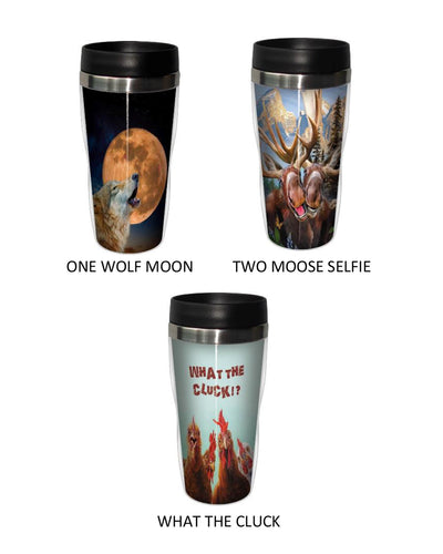 Travel tumbler - animal theme