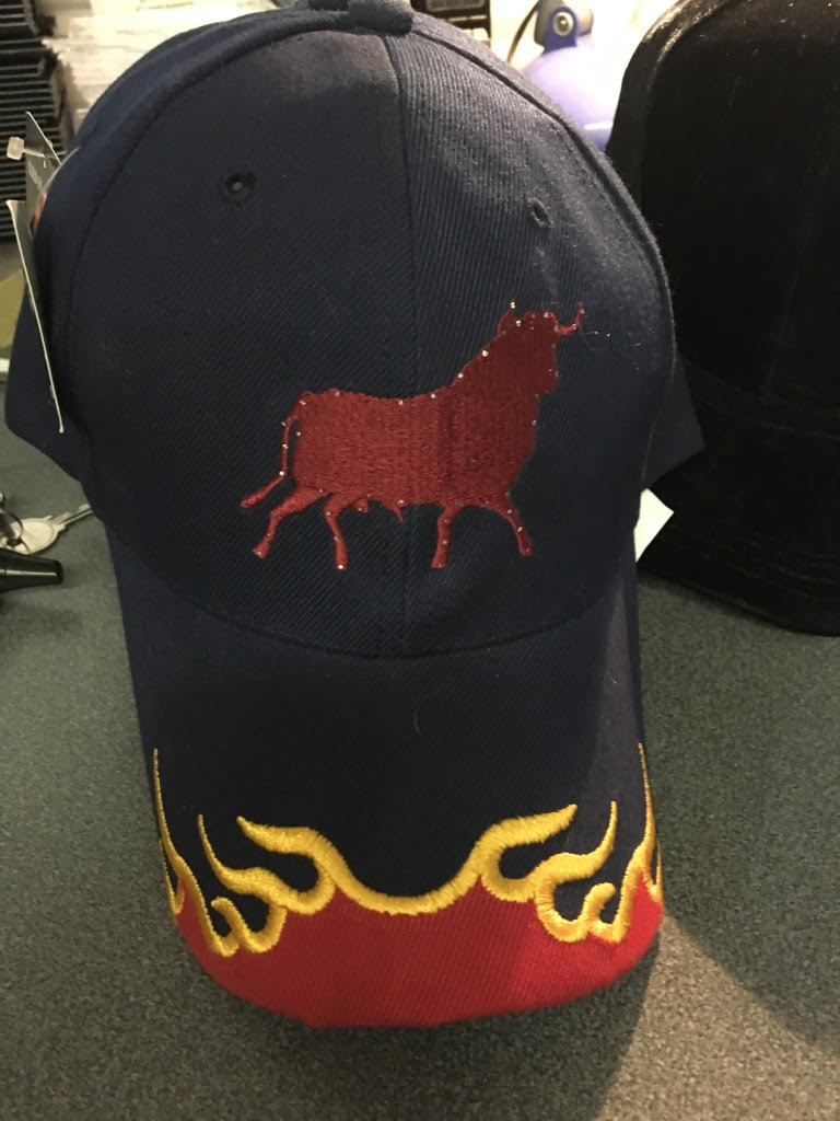 Flaming Bull<br>Caps